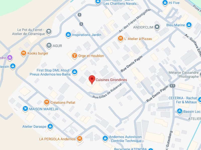 Cuisines Girondines Andernos : Carte et Commerces