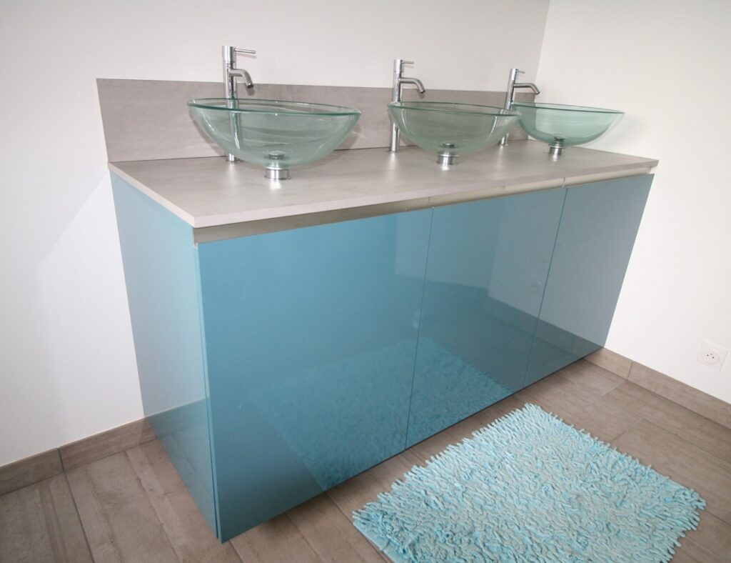 Pose de meuble double vasque Sagne dans le Bassin d'Arcachon Pose de meuble double vasque Sagne dans le Bassin d'Arcachon